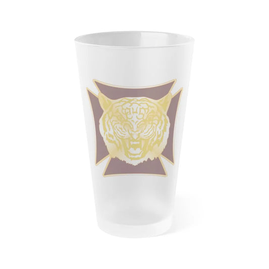 7227 Medical Support Unit (U.S. Army) Frosted Pint Glass 16oz-Go Mug Yourself