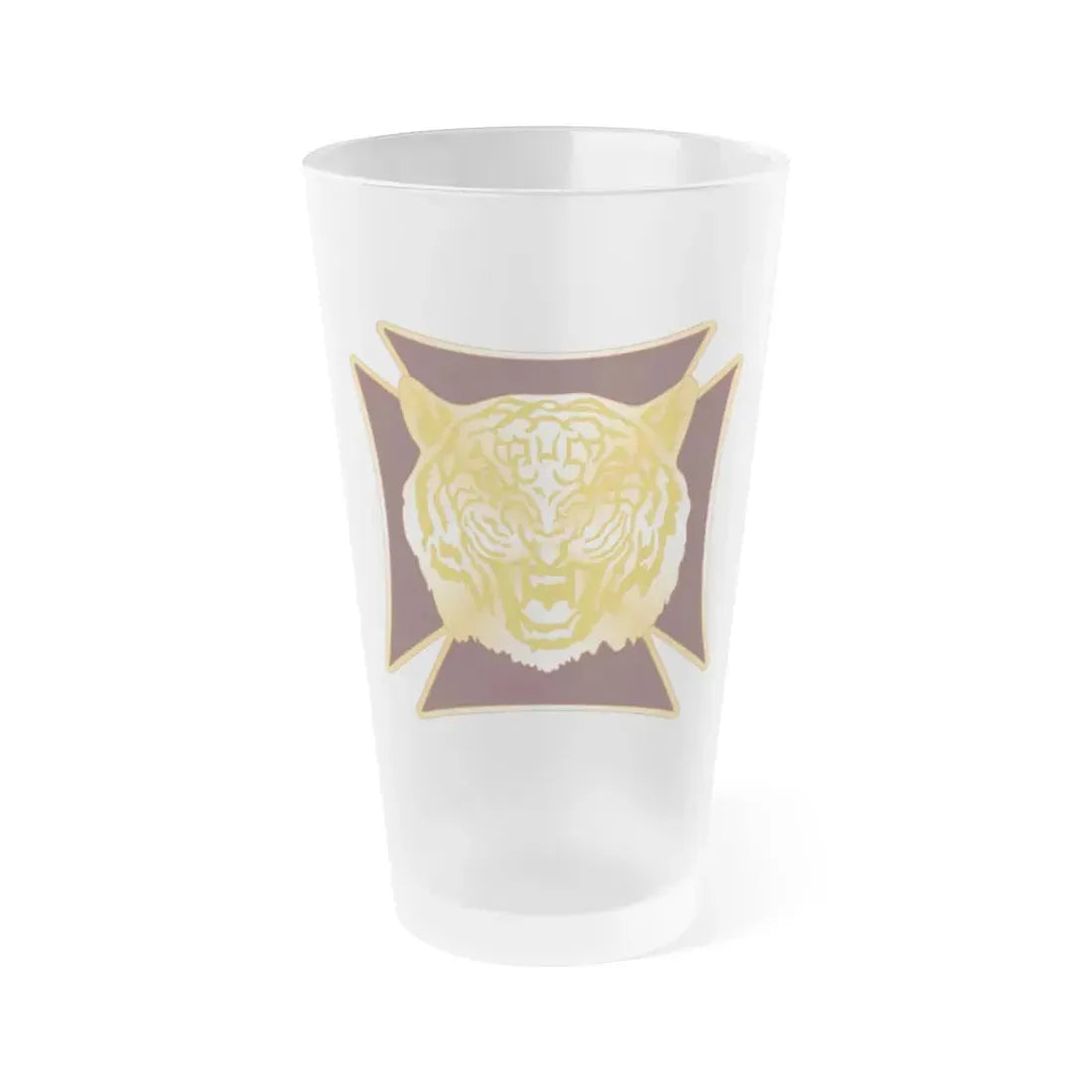 7227 Medical Support Unit (U.S. Army) Frosted Pint Glass 16oz Default Title - Go Mug Yourself