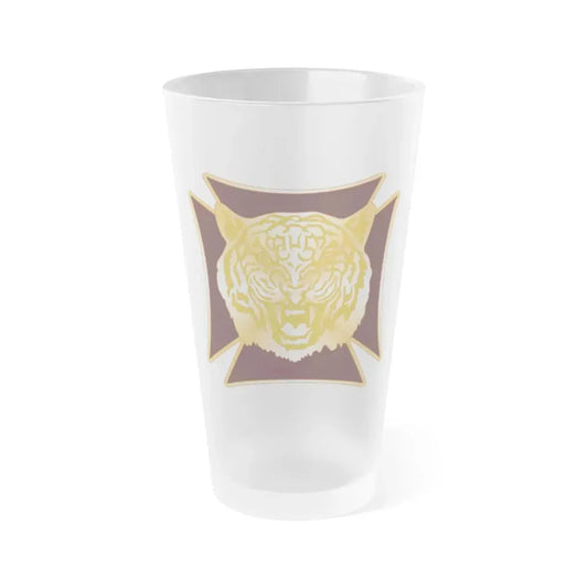 7227 Medical Support Unit (U.S. Army) Frosted Pint Glass 16oz Default Title - Go Mug Yourself