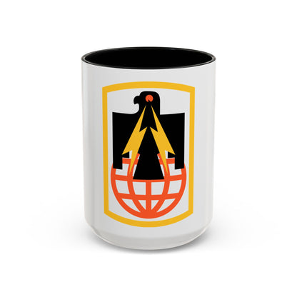 11th Signal Brigade (U.S. Army) Accent Coffee Mug