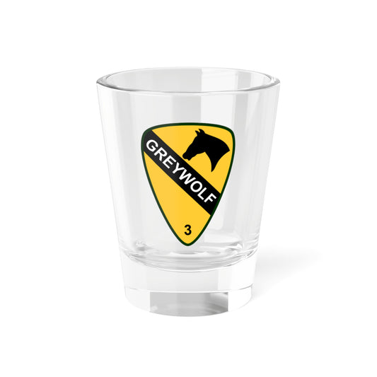 Verre à liqueur 3e Brigade Combat Team 1re Division de cavalerie (armée américaine) 1,5 oz