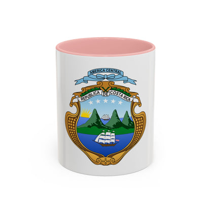 Coat of arms of Costa Rica (1906-1964) - Accent Coffee Mug