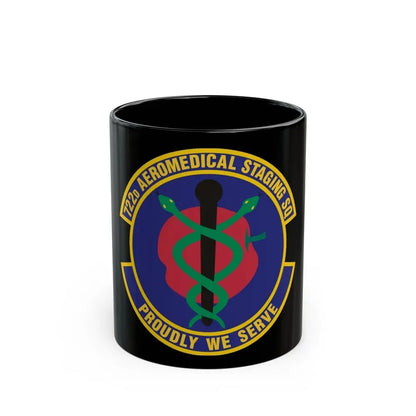 722d Aeromedical Staging Squadron (U.S. Air Force) Black Coffee Mug 11oz - Go Mug Yourself