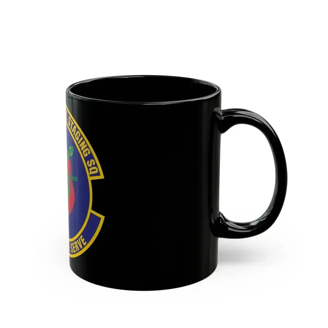 722d Aeromedical Staging Squadron (U.S. Air Force) Black Coffee Mug - Go Mug Yourself