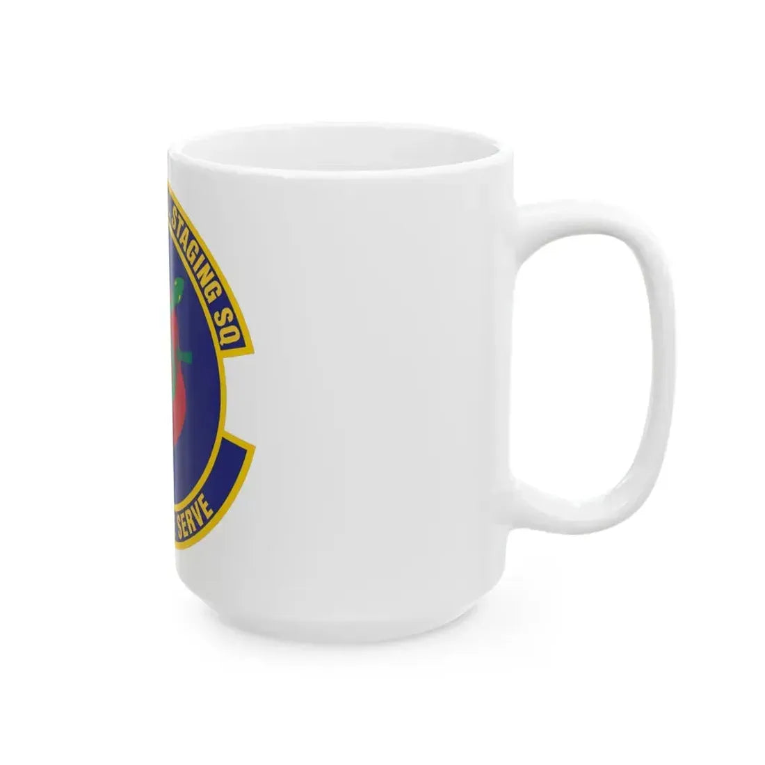 722d Aeromedical Staging Squadron (U.S. Air Force) White Coffee Mug - Go Mug Yourself
