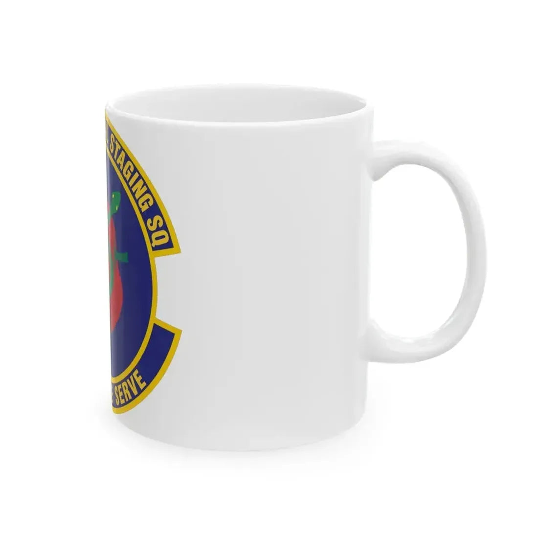722d Aeromedical Staging Squadron (U.S. Air Force) White Coffee Mug - Go Mug Yourself