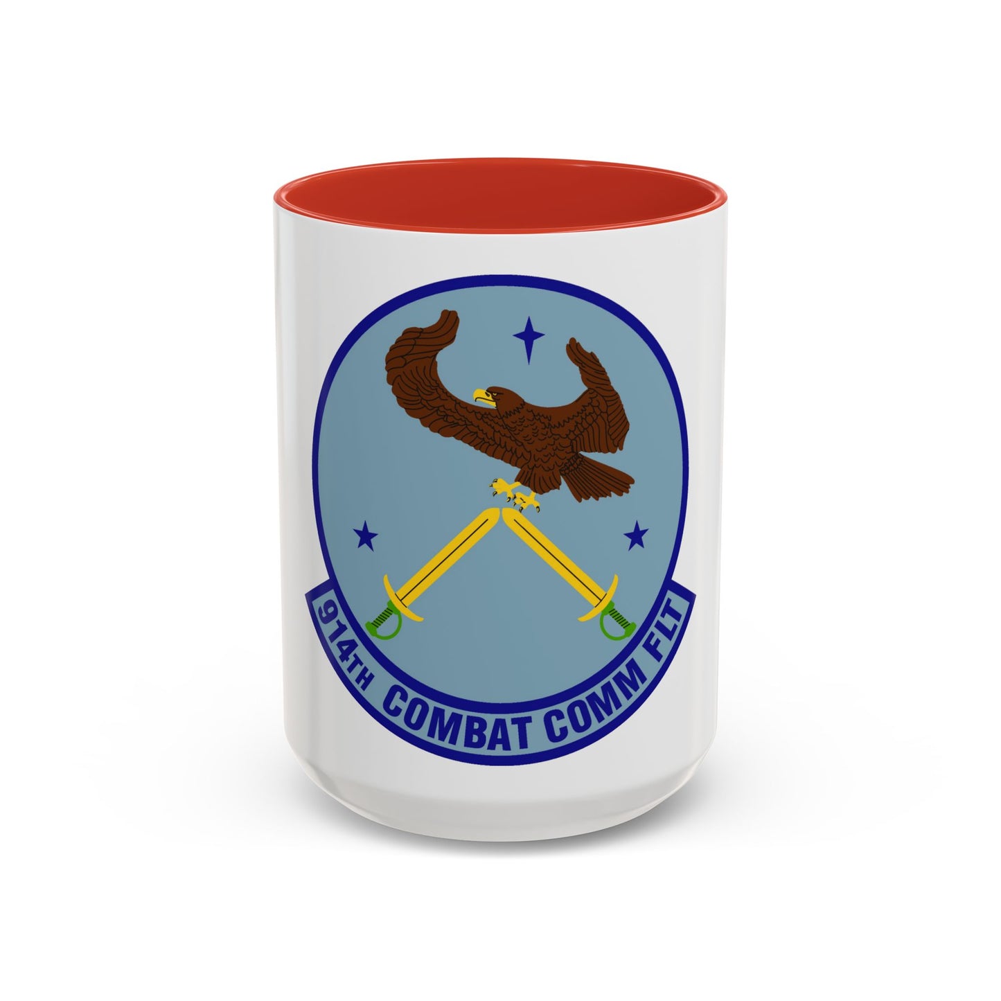 914th Combat Communications Flight (U.S. Air Force) Accent Coffee Mug