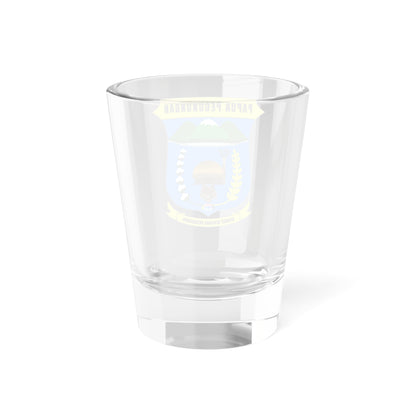 Lambang Papua Pegunungan (Indonesia) (Coat of Arms) Shot Glass 1.5oz