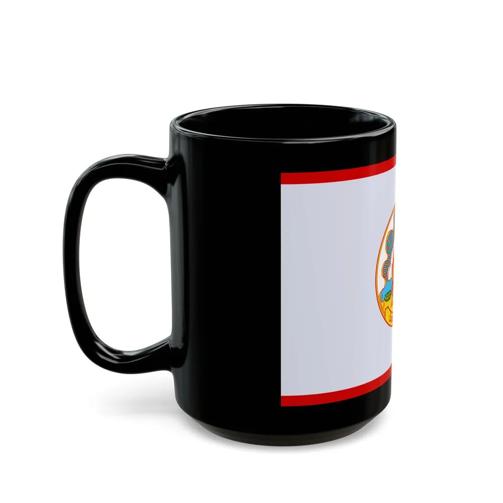 Flag of Mokdahan Province Thailand - Black Coffee Mug-Go Mug Yourself