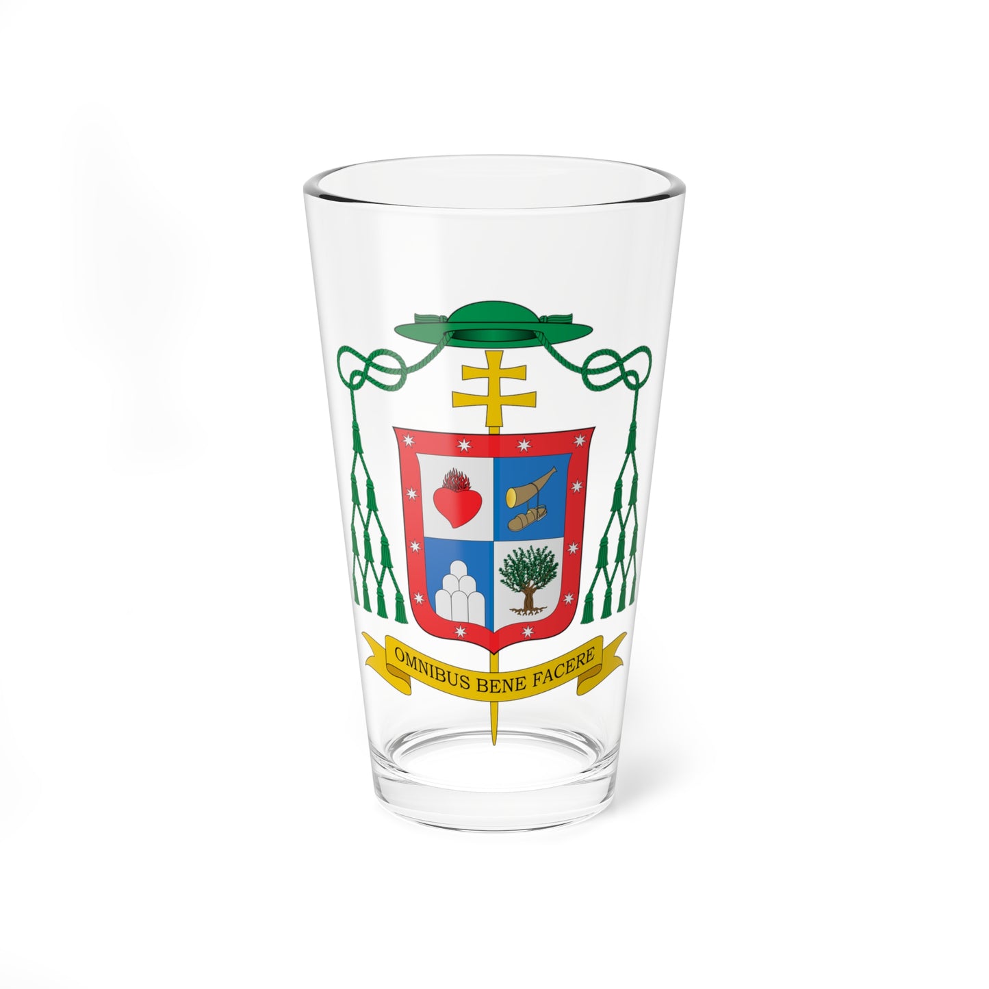 Escudo de Jesús Suárez Párraga (Spain) (Coat of Arms) Pint Glass 16oz