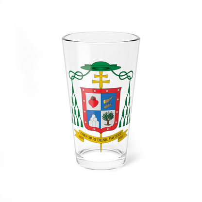 Escudo de Jesús Suárez Párraga (Spain) (Coat of Arms) Pint Glass 16oz