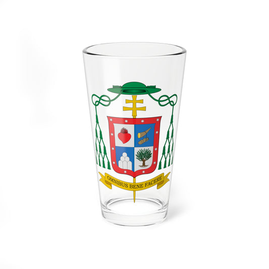 Escudo de Jesús Suárez Párraga (Spain) (Coat of Arms) Pint Glass 16oz