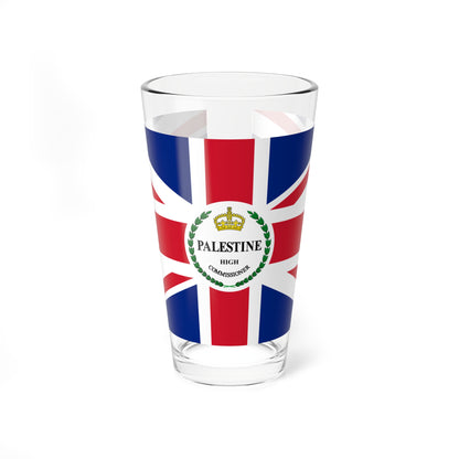 Flag of the of the High Commissioner of Palestine 1948 (Israel) Pint Glass 16oz