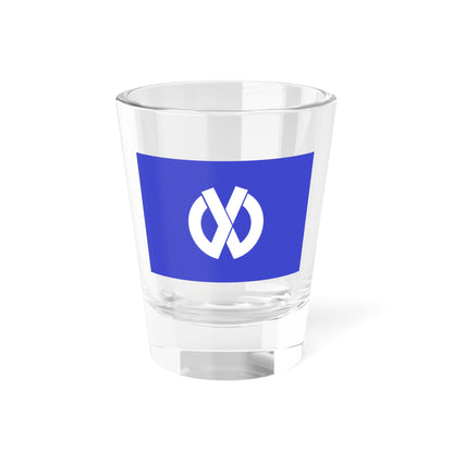 Flag of Kaita Hiroshima (Japan) Shot Glass 1.5oz