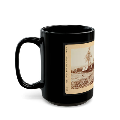 A Confederate Redoubt 001 (U.S. Civil War) Black Coffee Mug