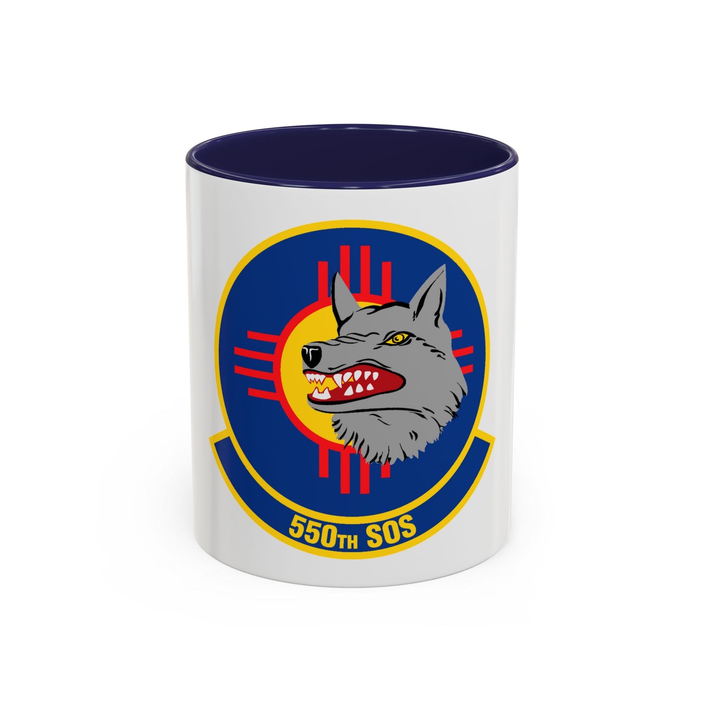 550 Special Operations Squadron AETC (U.S. Air Force) Accent Coffee Mug