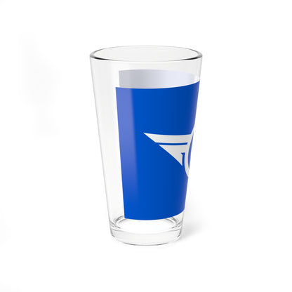 Flag of Kanra Gunma (Japan) Pint Glass 16oz