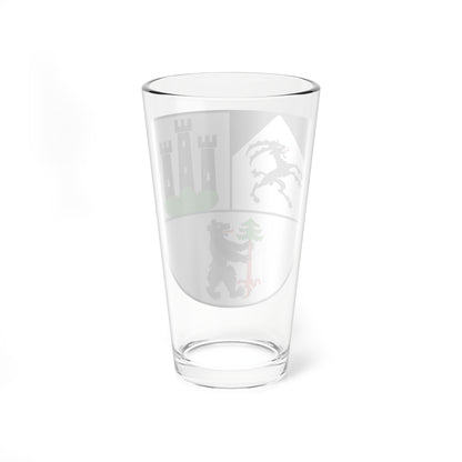 Zernez Wappen neu (Switzerland) (Coat of Arms) Pint Glass 16oz