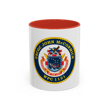 USS John McCormick WPC 1121 (U.S. Coast Guard) Accent Coffee Mug