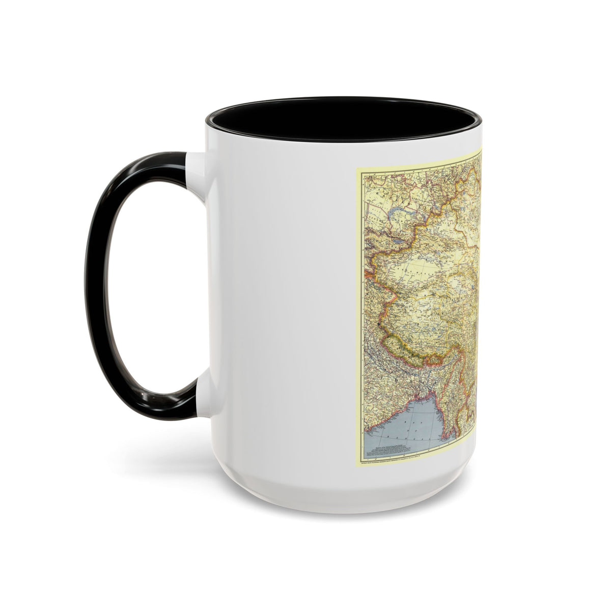China (1945) (Map) Accent Coffee Mug