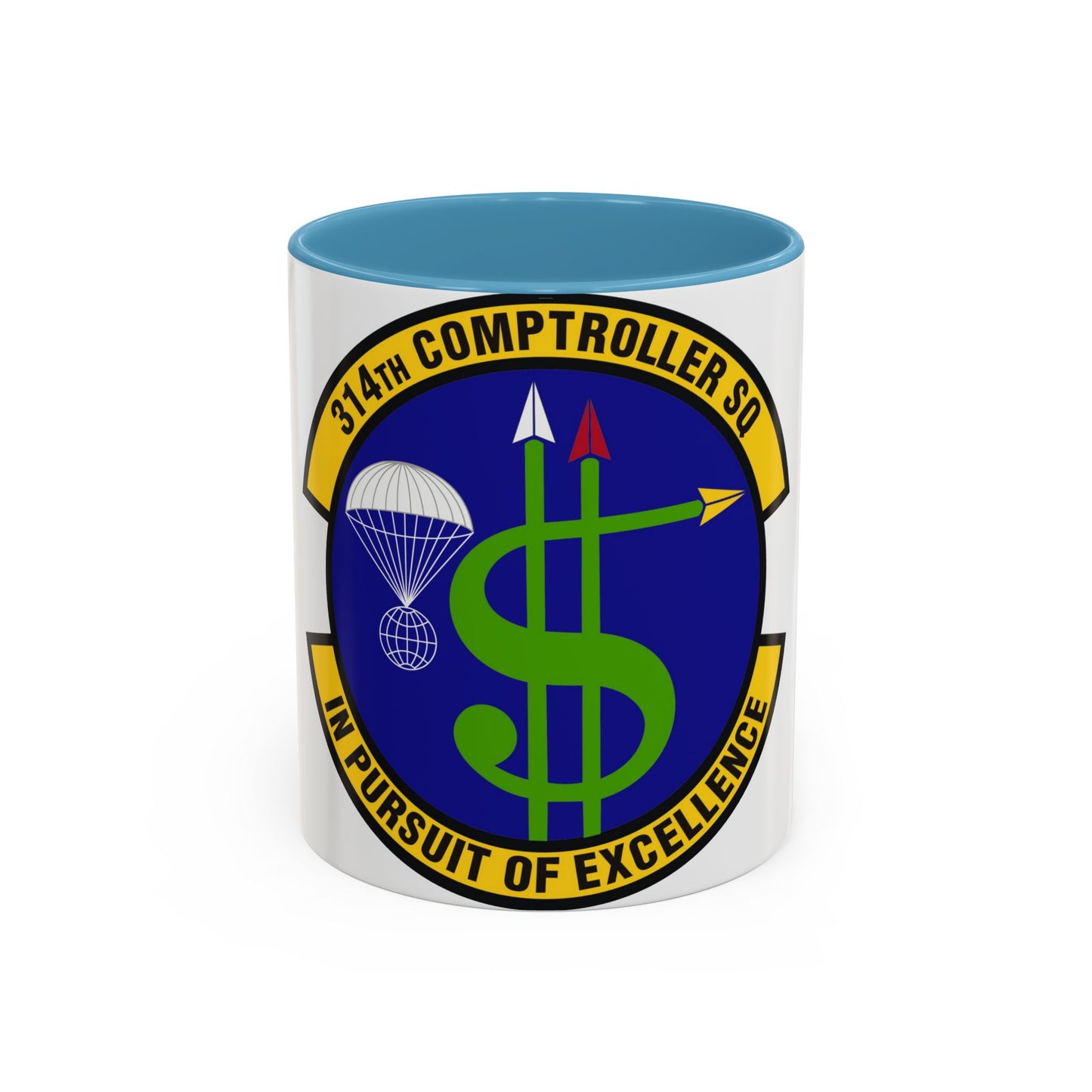 314th Comptroller Squadron (U.S. Air Force) Accent Coffee Mug