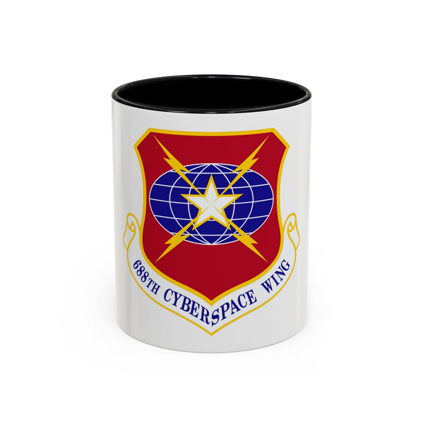 688 Cyberspace Wing ACC (U.S. Air Force) Accent Coffee Mug