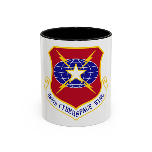688 Cyberspace Wing ACC (U.S. Air Force) Accent Coffee Mug