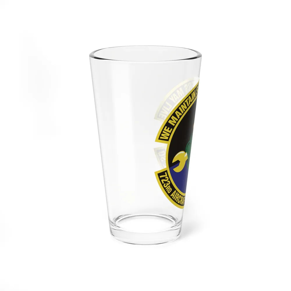 723d Aircraft Maintenance Squadron (U.S. Air Force) Pint Glass 16oz-Go Mug Yourself