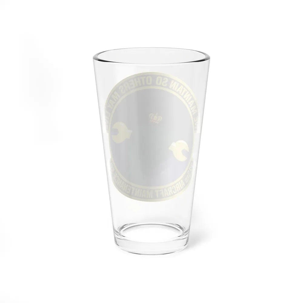 723d Aircraft Maintenance Squadron (U.S. Air Force) Pint Glass 16oz-Go Mug Yourself