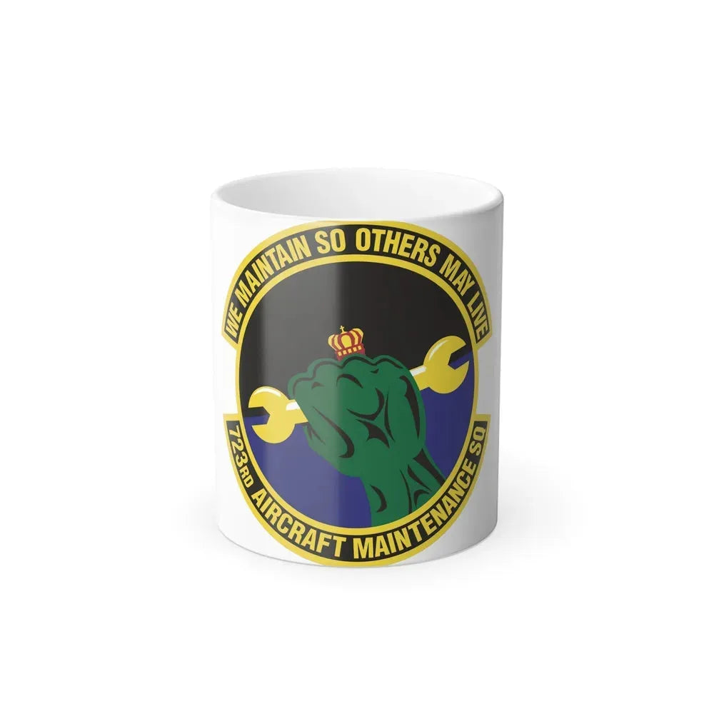 723d Aircraft Maintenance Squadron (U.S. Air Force) Color Changing Coffee Mug 11oz - Go Mug Yourself