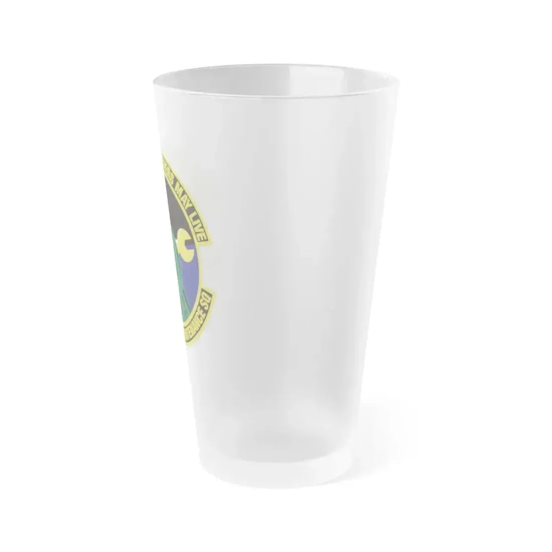 723d Aircraft Maintenance Squadron (U.S. Air Force) Frosted Pint Glass 16oz - Go Mug Yourself
