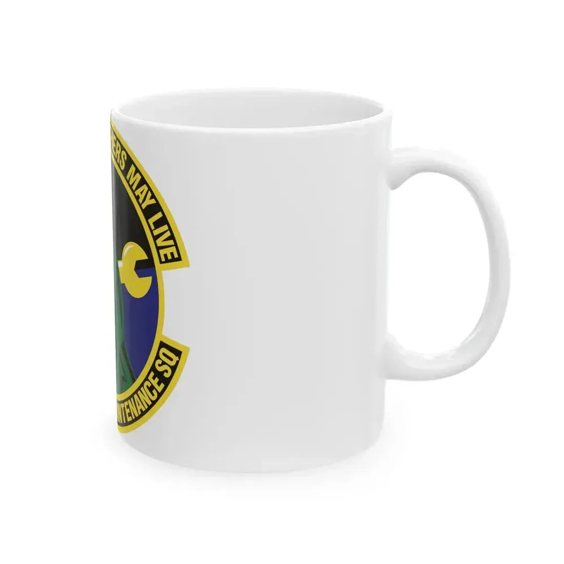723d Aircraft Maintenance Squadron (U.S. Air Force) White Coffee Mug - Go Mug Yourself