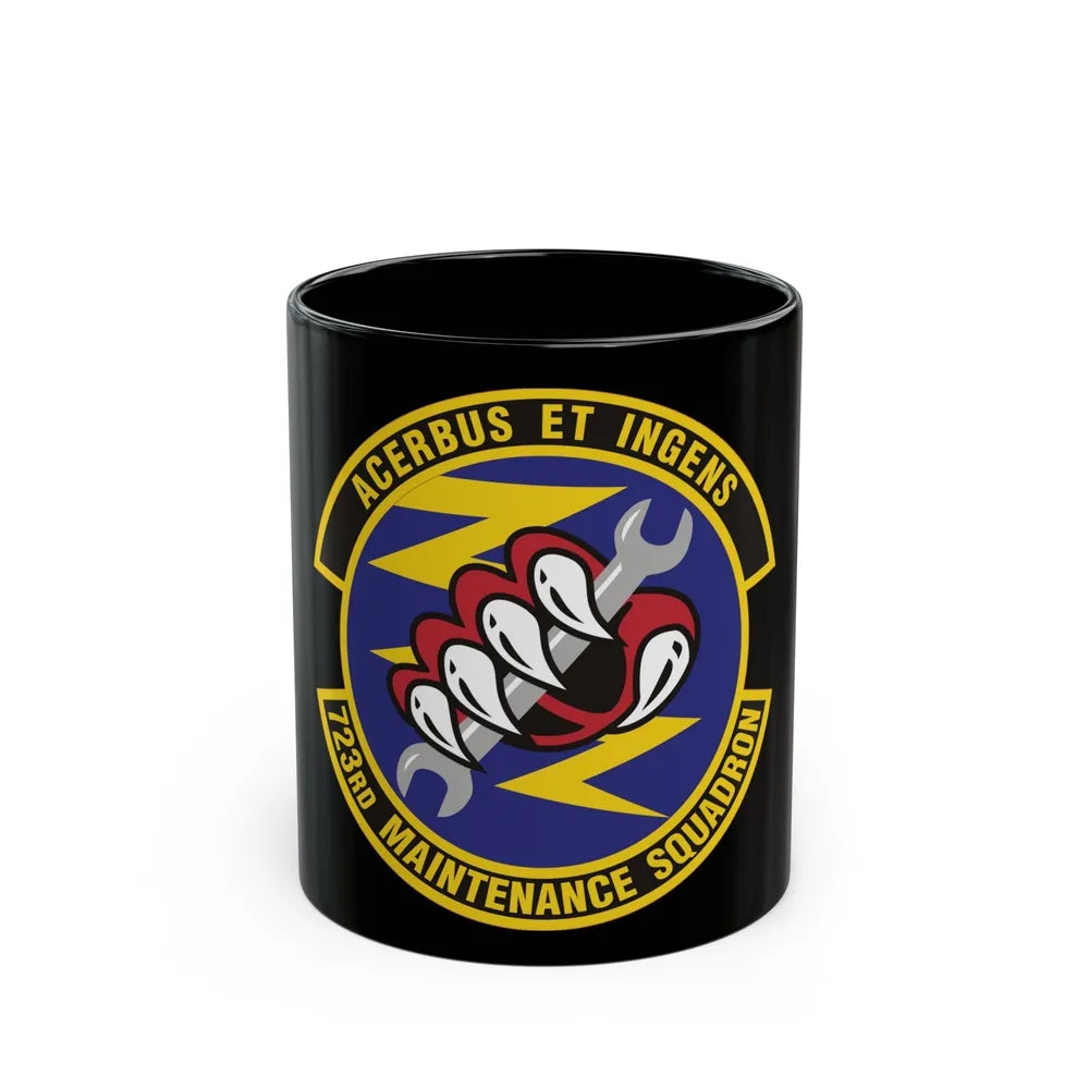 723d Maintenance Squadron (U.S. Air Force) Black Coffee Mug-11oz-Go Mug Yourself