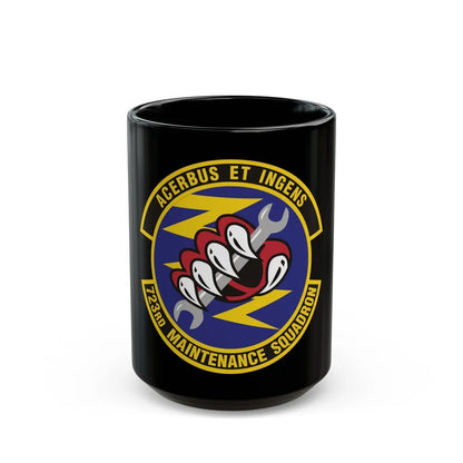 723d Maintenance Squadron (U.S. Air Force) Black Coffee Mug-15oz-Go Mug Yourself