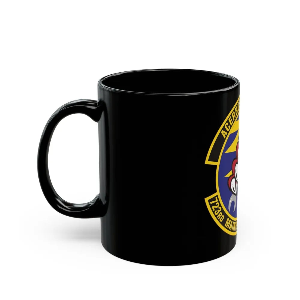 723d Maintenance Squadron (U.S. Air Force) Black Coffee Mug-Go Mug Yourself