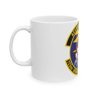 723d Maintenance Squadron (U.S. Air Force) White Coffee Mug-Go Mug Yourself