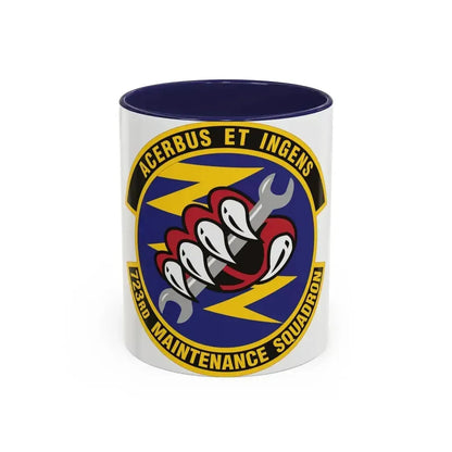 723d Maintenance Squadron (U.S. Air Force) Accent Coffee Mug 11oz Navy - Go Mug Yourself