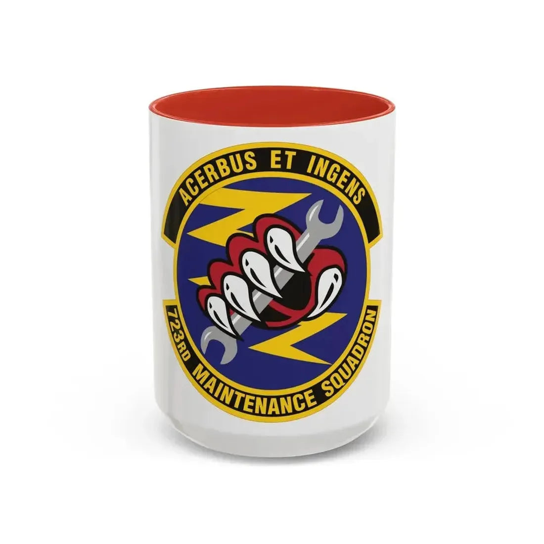 723d Maintenance Squadron (U.S. Air Force) Accent Coffee Mug 15oz Red - Go Mug Yourself