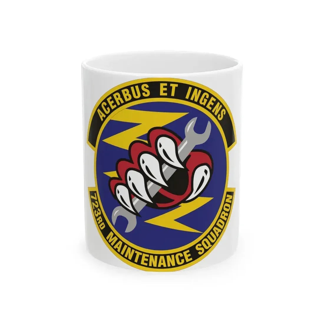 723d Maintenance Squadron (U.S. Air Force) White Coffee Mug 11oz - Go Mug Yourself