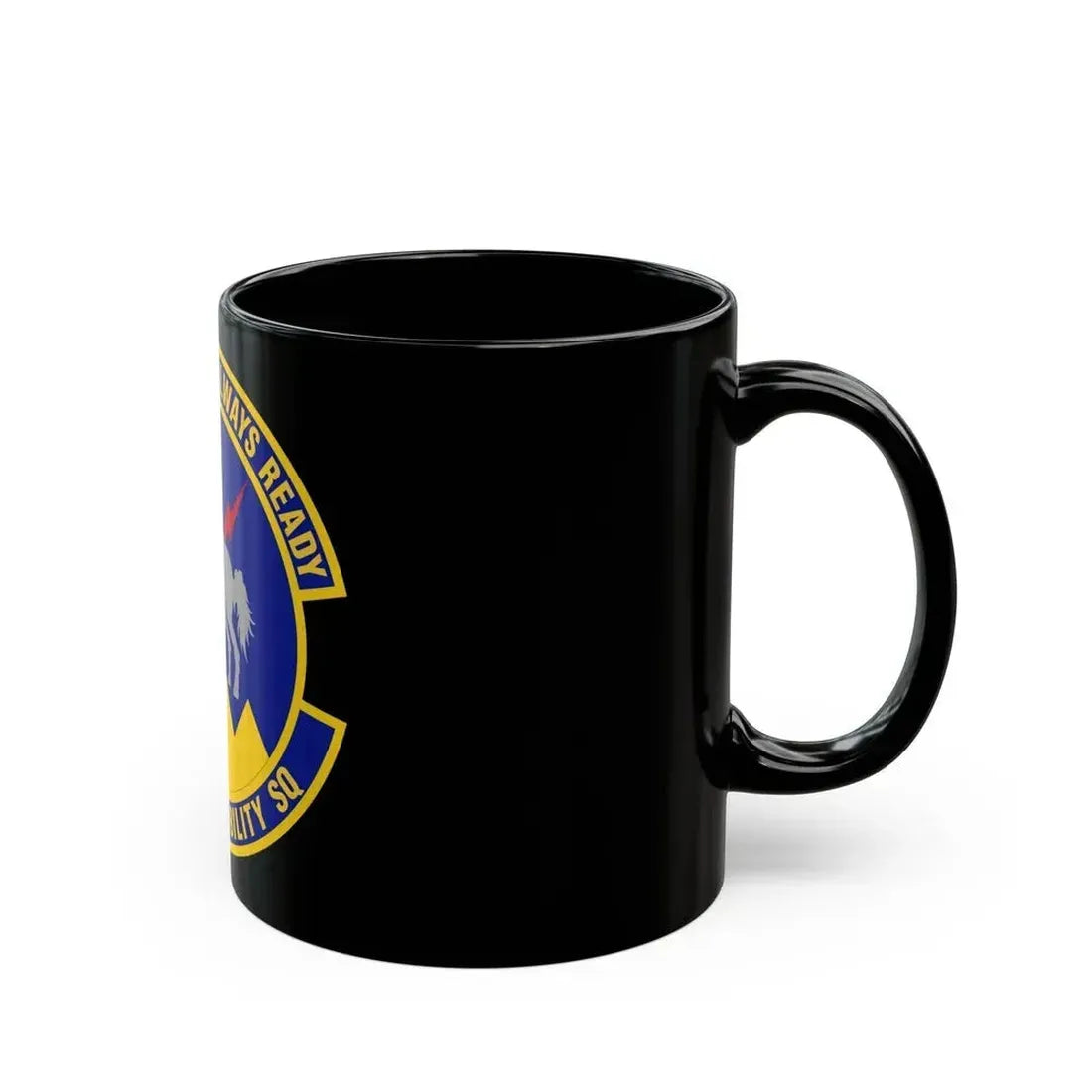 724 Air Mobility Sq AMC (U.S. Air Force) Black Coffee Mug - Go Mug Yourself