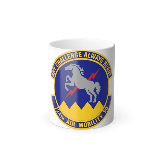 724 Air Mobility Sq AMC (U.S. Air Force) Color Changing Coffee Mug 11oz - Go Mug Yourself