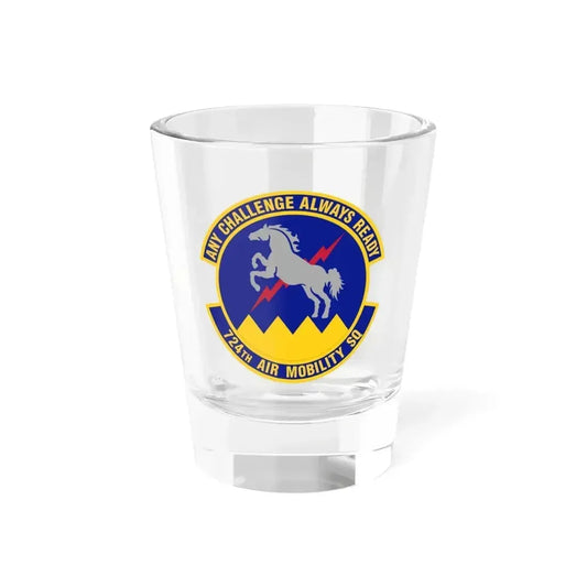 724 Air Mobility Sq AMC (U.S. Air Force) Shot Glass 1.5oz 1.5oz - Go Mug Yourself