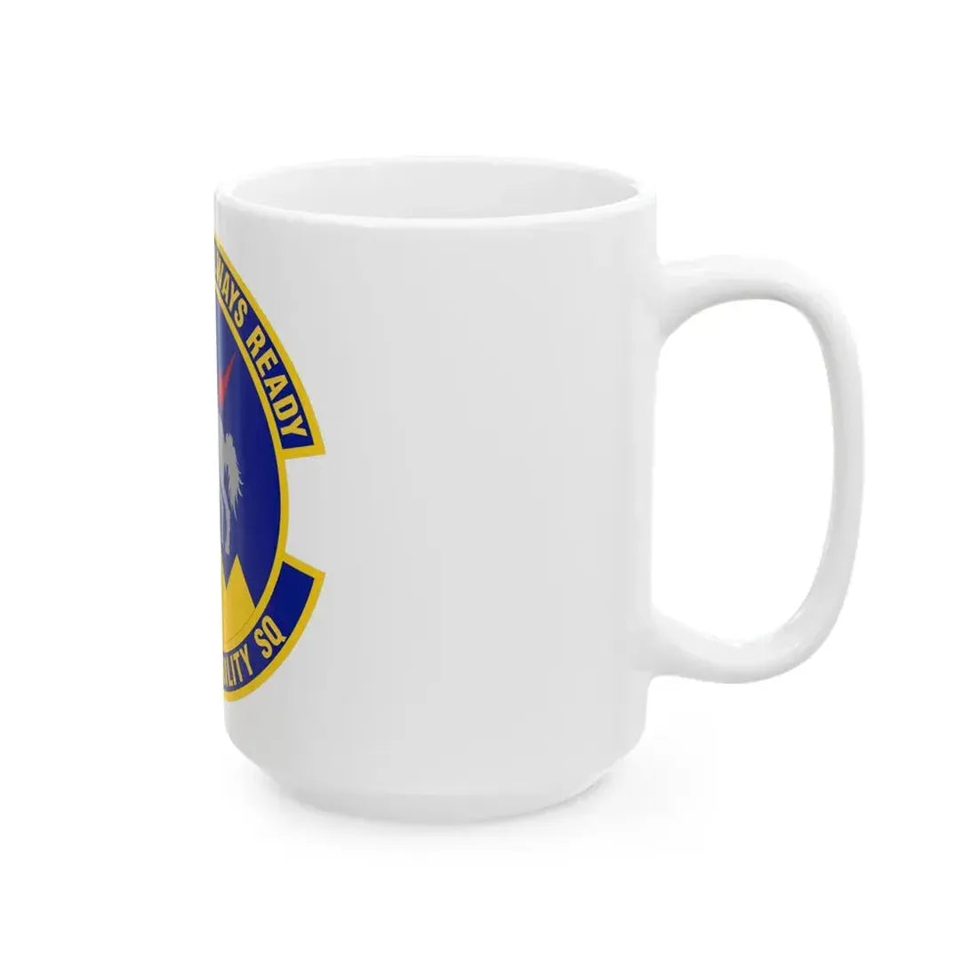 724 Air Mobility Sq AMC (U.S. Air Force) White Coffee Mug - Go Mug Yourself