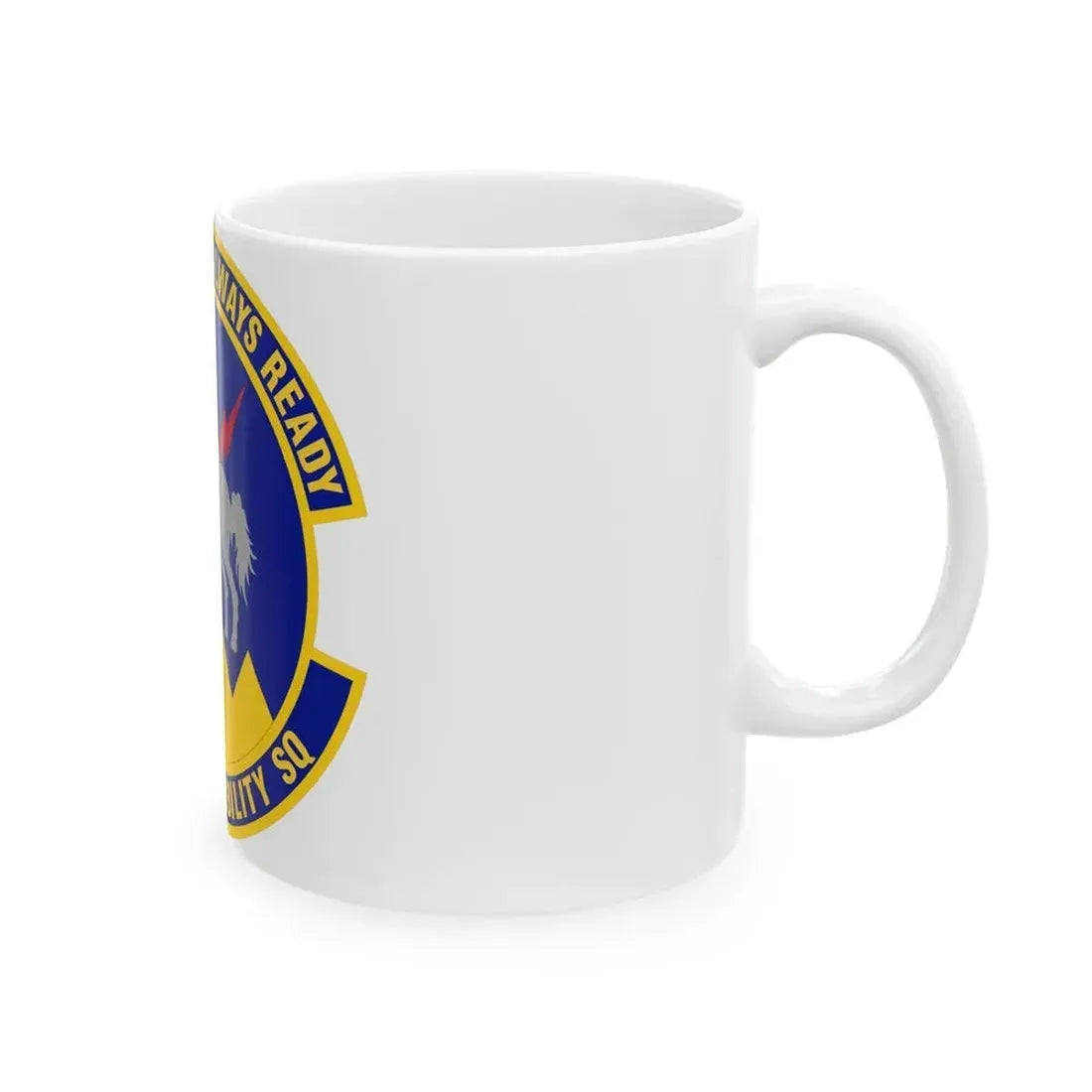 724 Air Mobility Sq AMC (U.S. Air Force) White Coffee Mug - Go Mug Yourself