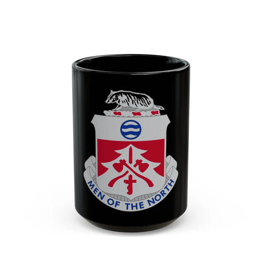 724 Engineer Battalion (U.S. Army) Black Coffee Mug-15oz-Go Mug Yourself