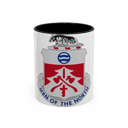 724 Engineer Battalion (U.S. Army) Accent Coffee Mug 11oz Black - Go Mug Yourself