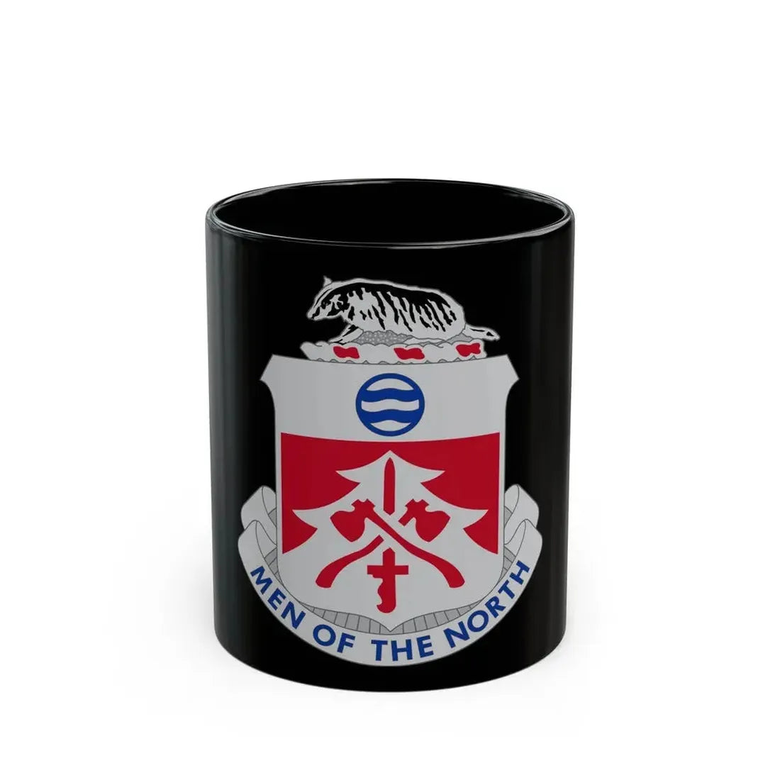 724 Engineer Battalion (U.S. Army) Black Coffee Mug 11oz - Go Mug Yourself