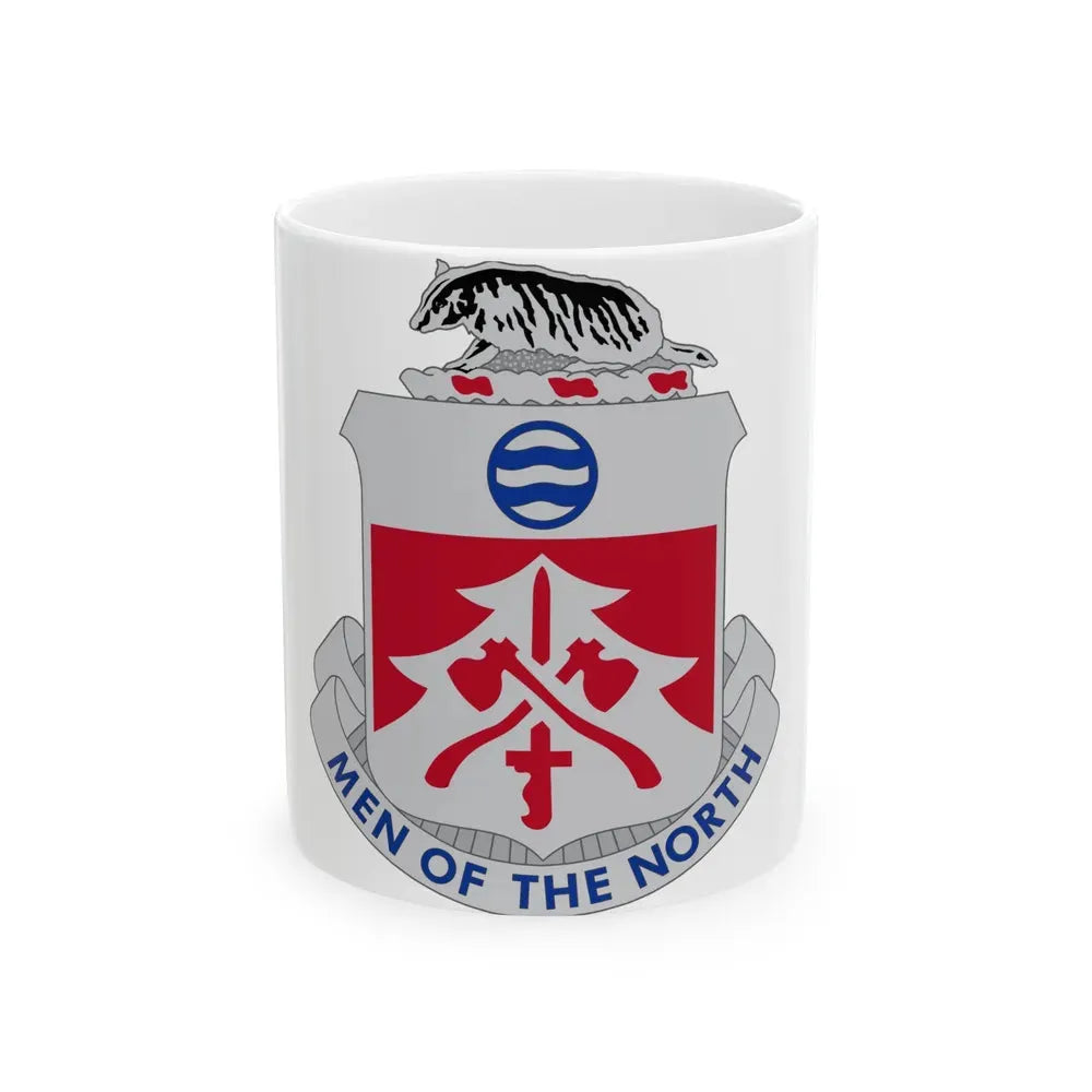 724 Engineer Battalion (U.S. Army) White Coffee Mug 11oz - Go Mug Yourself