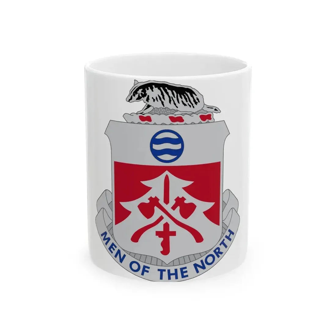 724 Engineer Battalion (U.S. Army) White Coffee Mug 11oz - Go Mug Yourself