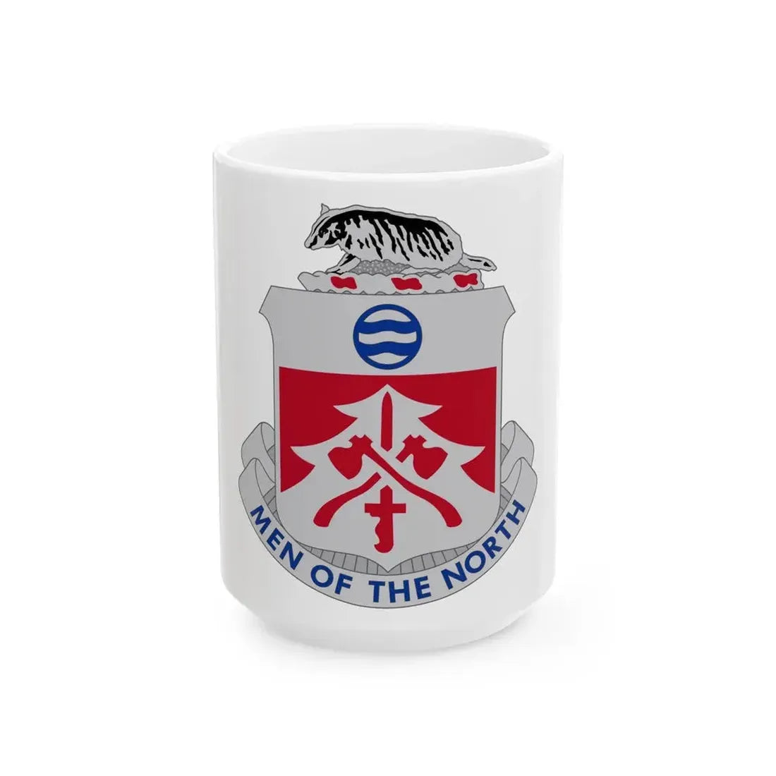 724 Engineer Battalion (U.S. Army) White Coffee Mug 15oz - Go Mug Yourself